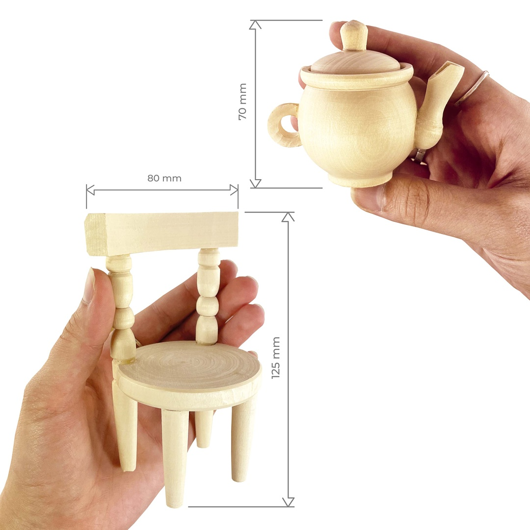 Set of doll furniture