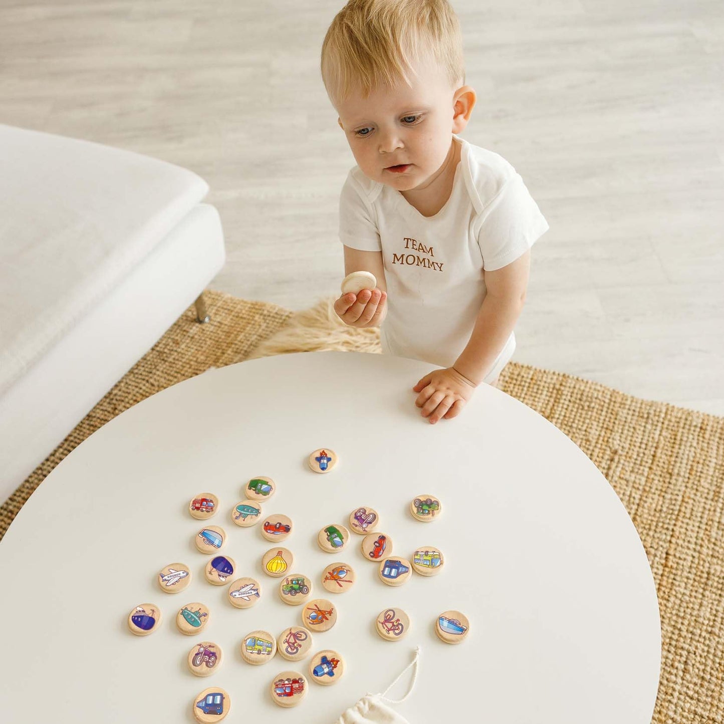 Transport Memory Game - 30 chips