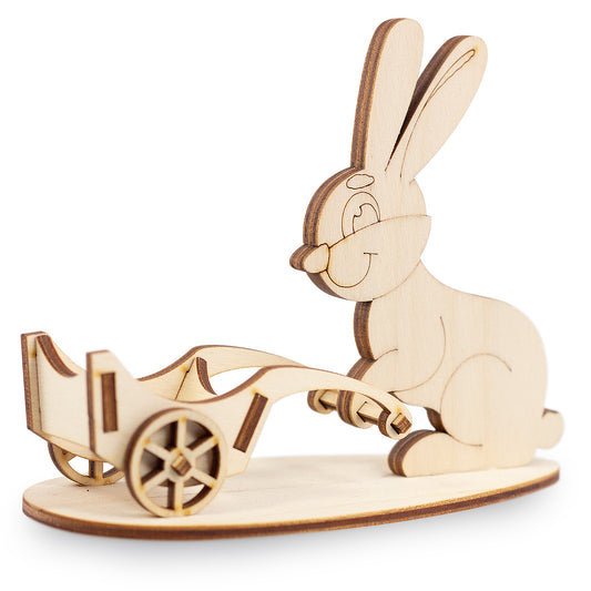Stojan na vejce "Bunny with a cart"