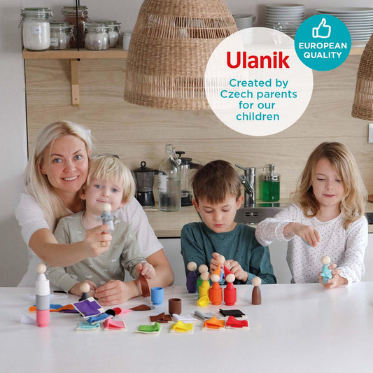 Peg Doll Accessories 12 Colours 3+