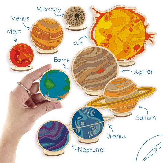 Planets Craft Kit 9 pcs 3+
