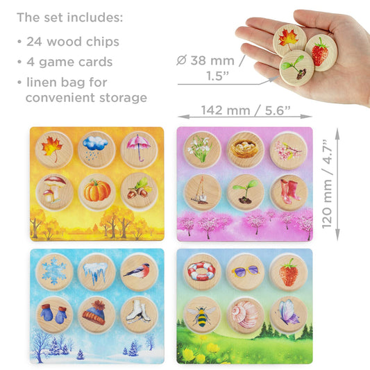 Bingo Game Seasons 24 pcs 3+