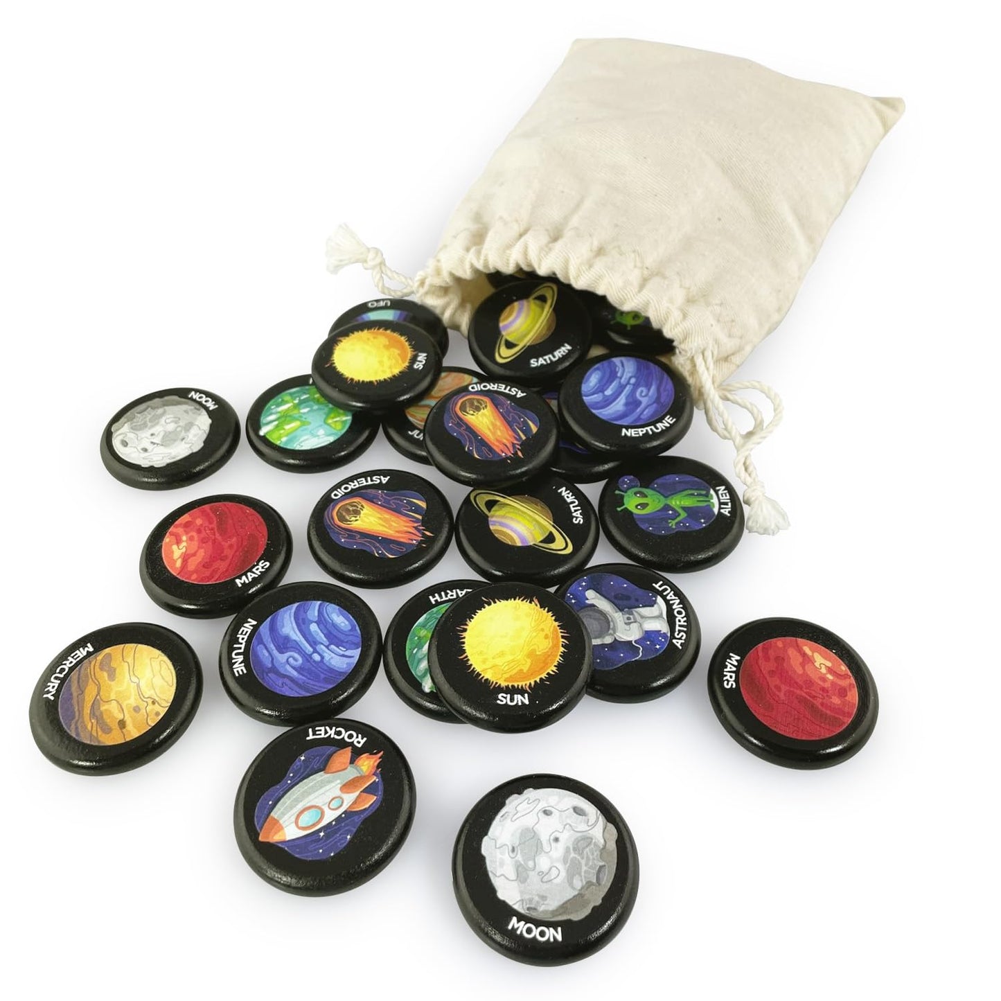 Space Memory Game - 30 chips