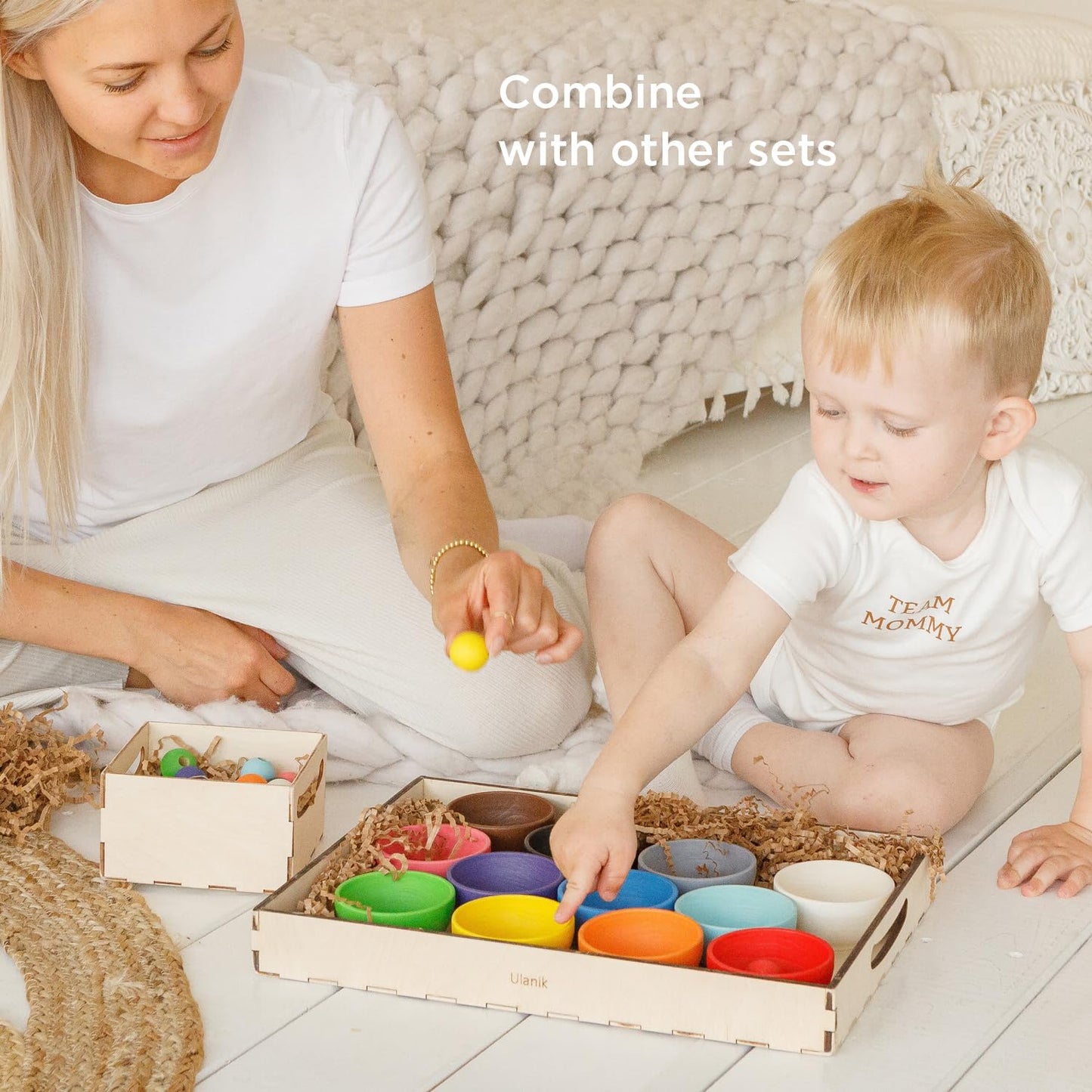 Colour Sorting Bowls - 12 pcs