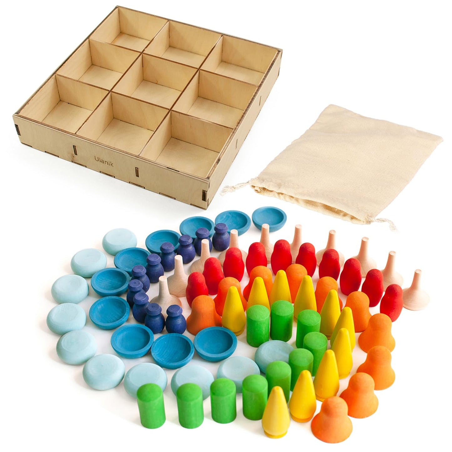 Mandala Rainbow Patterns - 80 pcs