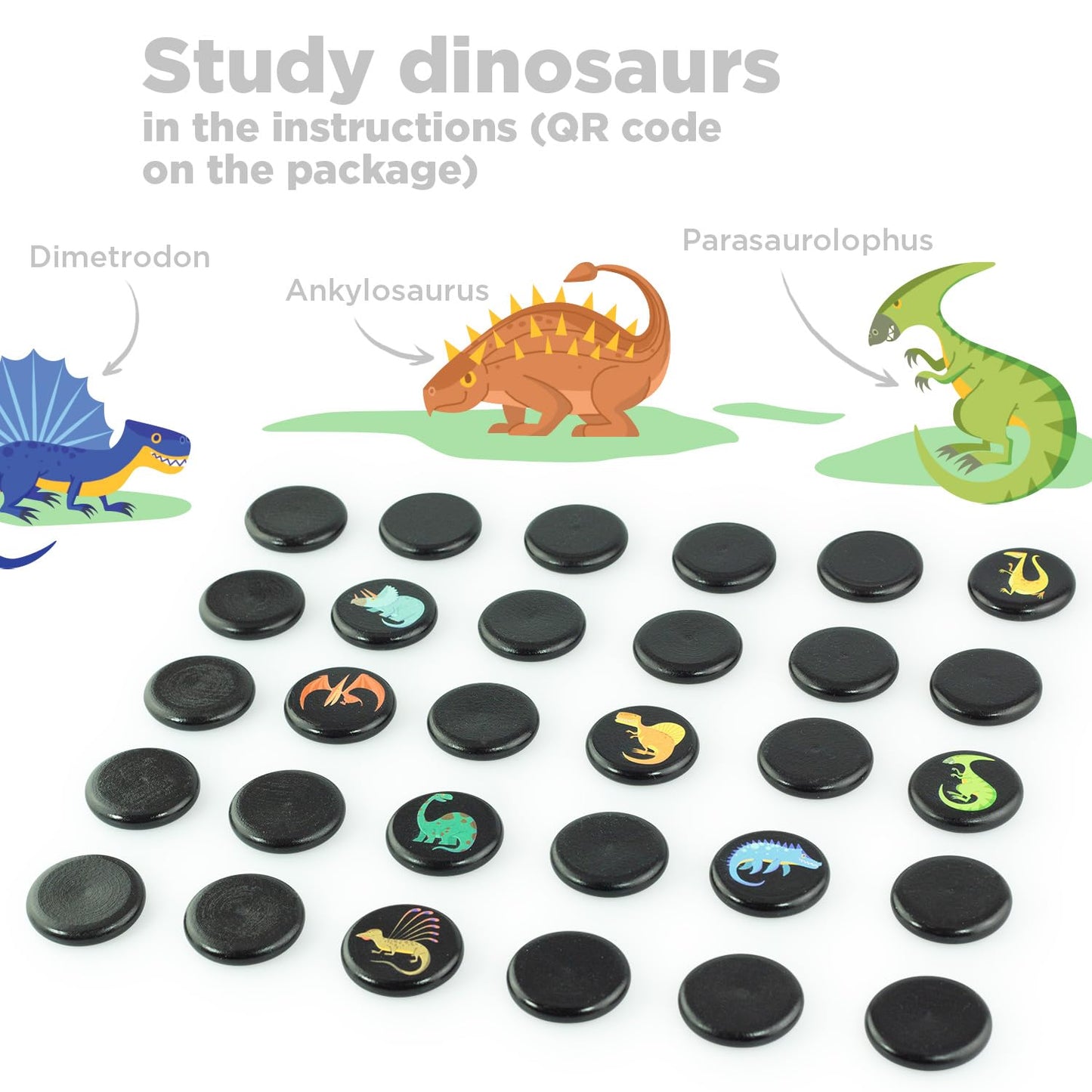 Dinosaurs Memory Game - 30 chips