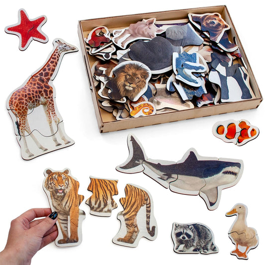 Animals Puzzles - 29 Animal Figures