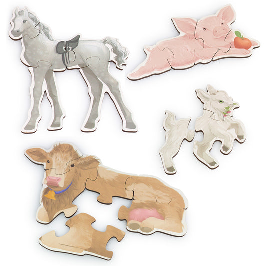 Set of Puzzles "Farm Animals"