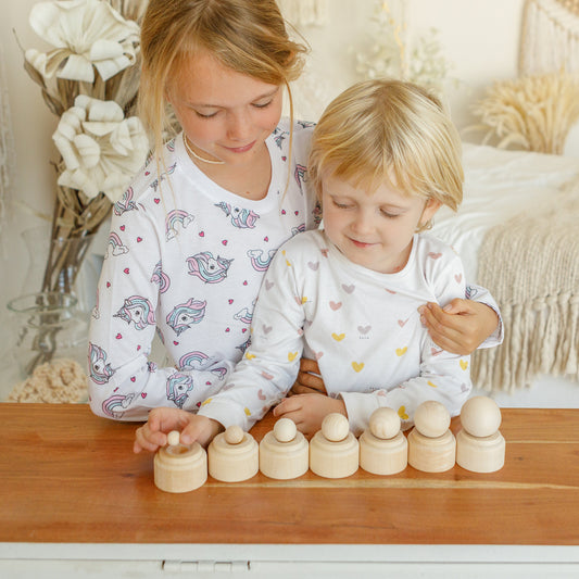Sorter Montessori "Nests and balls"