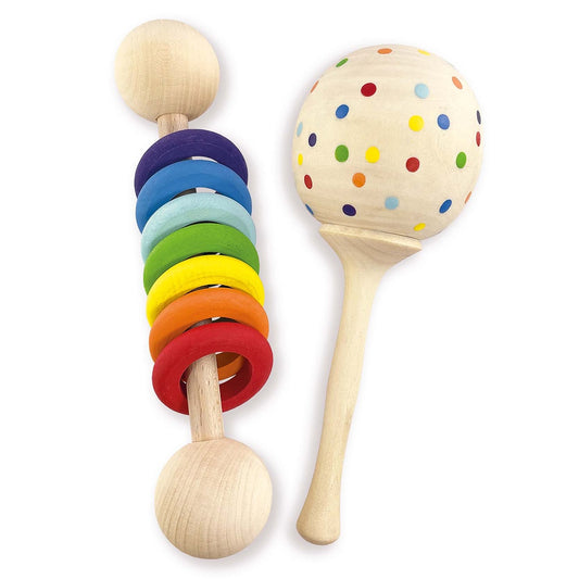 A set of rattles "My rainbow"
