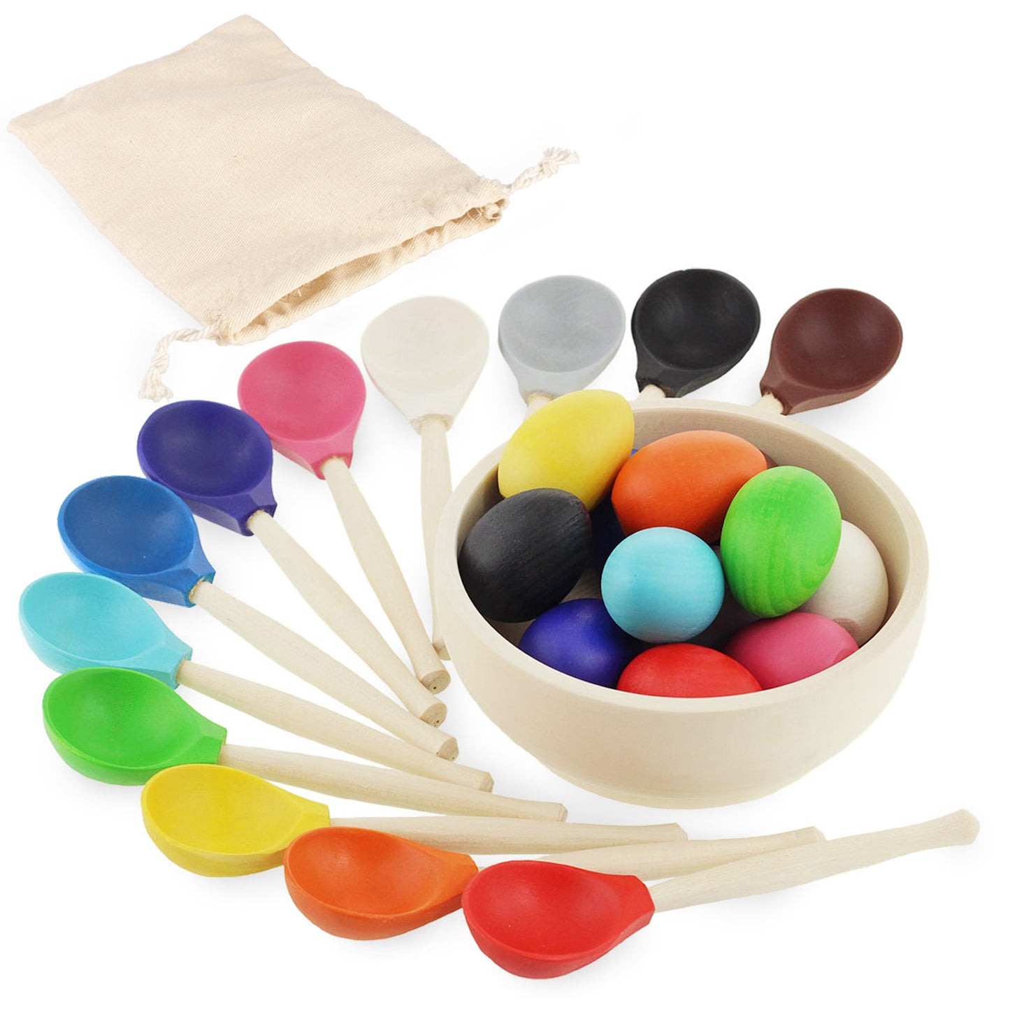 Eggs and Spoons 12 pcs 3+